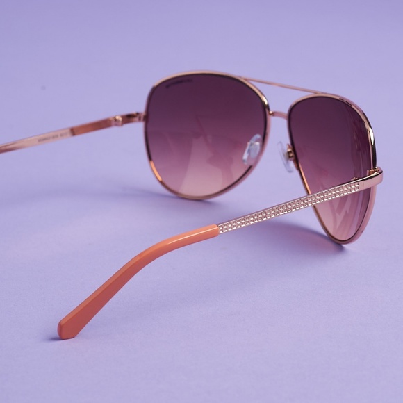 Liz Claiborne JCPenny Sloane Rose Gold Sunglasses - Picture 3 of 8